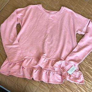 Ruffle Louge/PJ top 💕